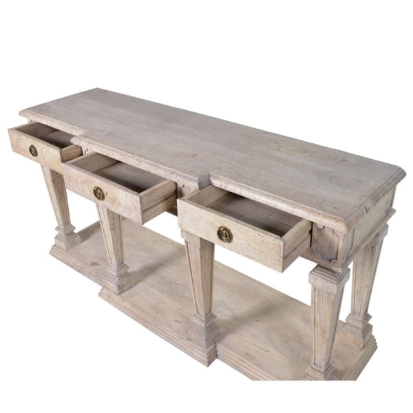 Chester 3 Drawer Console Table 