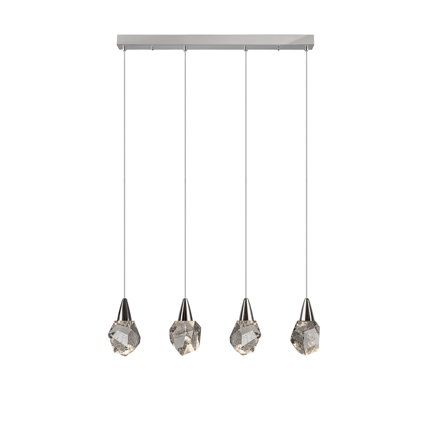 Aquaria· Lamp 4 L, Chrome, Matt Gold - Cusack Lighting