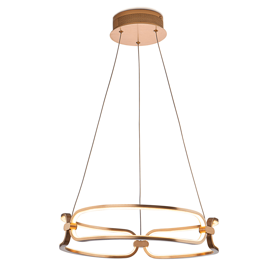 Colette· LED Lamp, Small/Medium/Large  Rose Gold/Chrome - Cusack Lighting