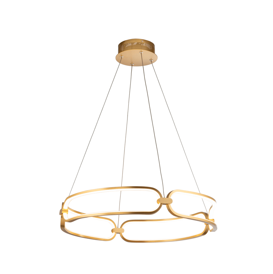 Colette· LED Lamp, Small/Medium/Large  Rose Gold/Chrome - Cusack Lighting