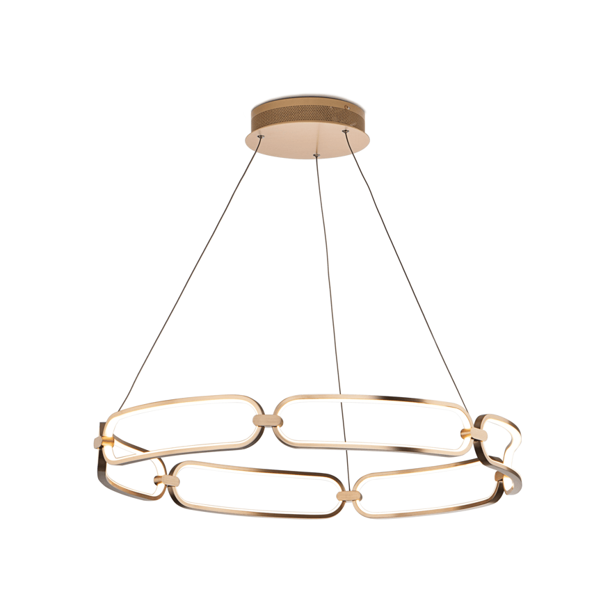 Colette· LED Lamp, Small/Medium/Large  Rose Gold/Chrome - Cusack Lighting