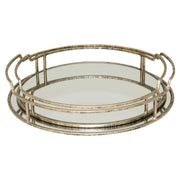 Drina Trays (Set of 2) - Mirrored Finish