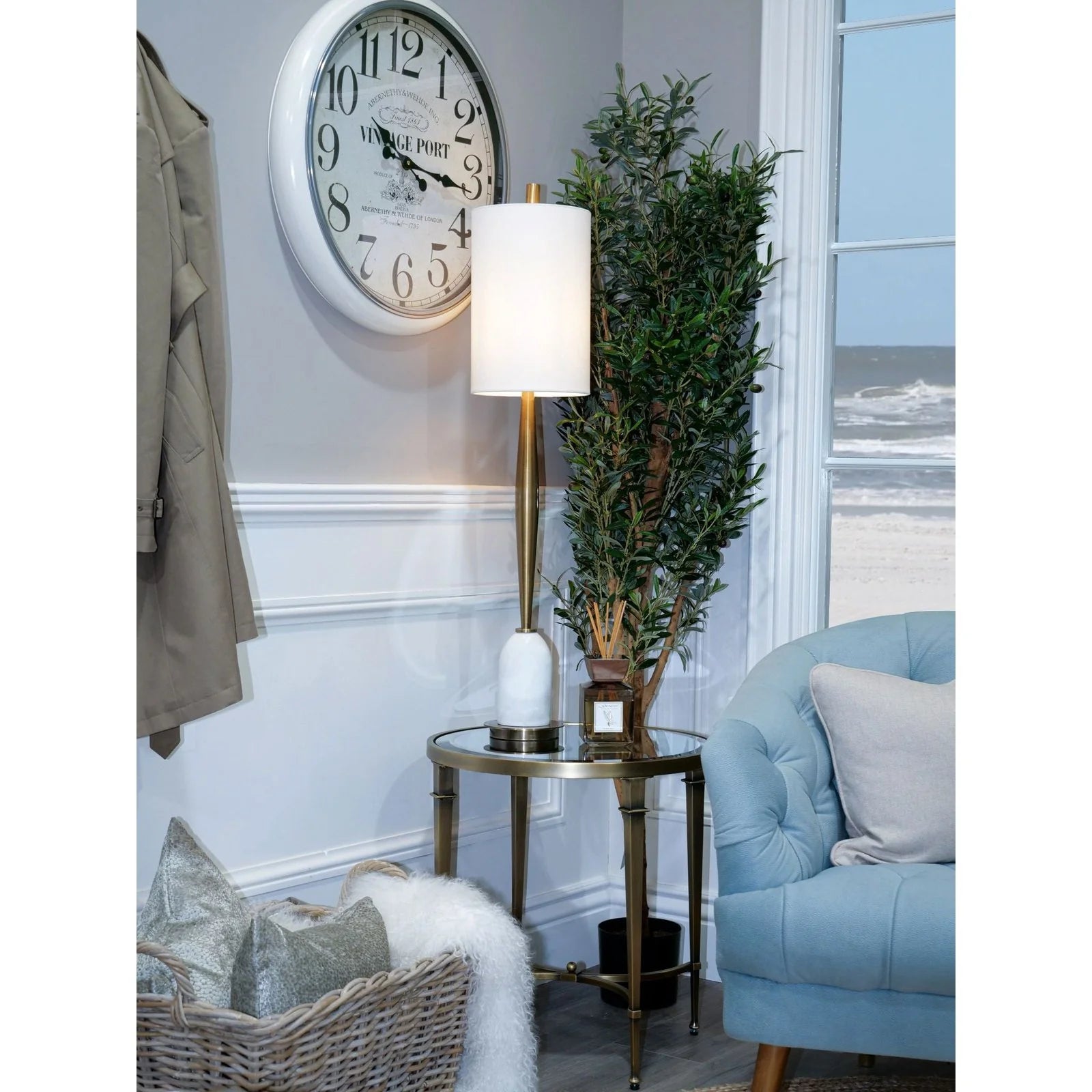 Vintage Port Clock - Shabby Chic Style