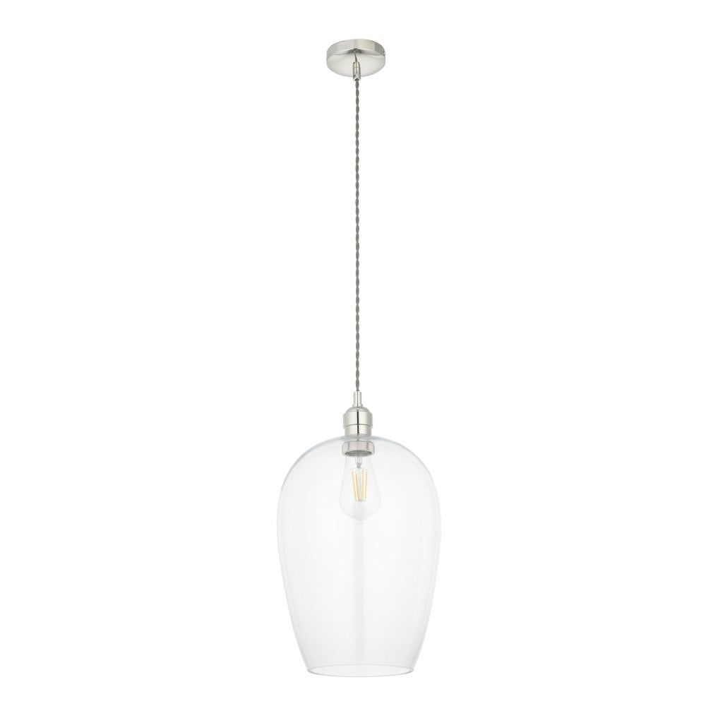 Vigo Pendant - Bright Nickel/Antique Brass, Various Sizes - Cusack Lighting