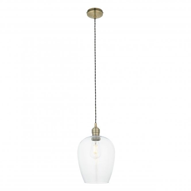 Vigo Pendant - Bright Nickel/Antique Brass, Various Sizes - Cusack Lighting