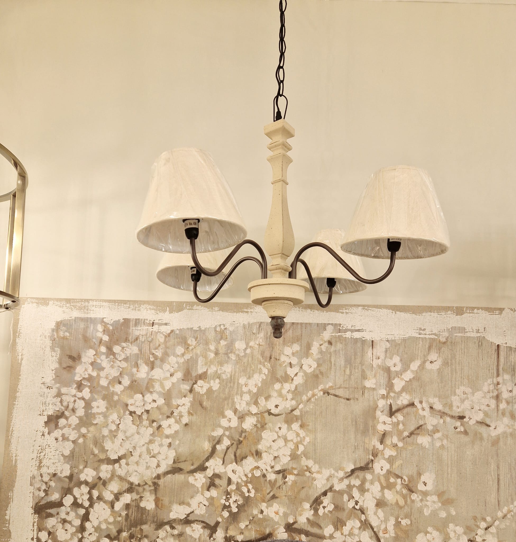 Sophie 4Lt Chandelier with Shades