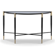 Harlinne Console Table - Smooth Black Finish