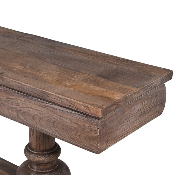 Samuel Antique Two Drawer Console Table
