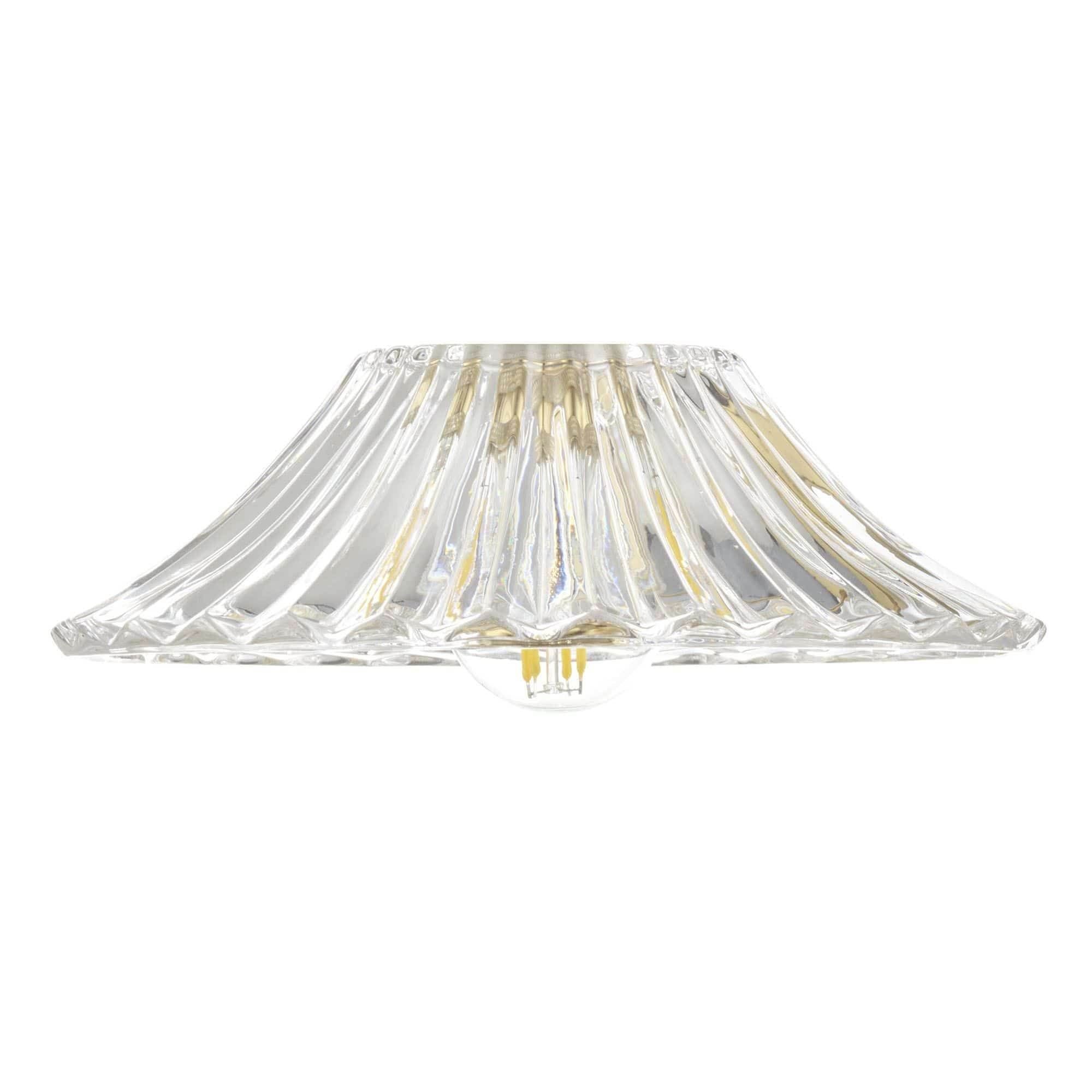 Accessory Clear Flared Glass Shade Only - Cusack Lighting