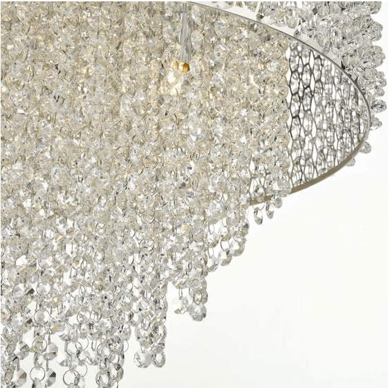 Acelynn 6 Light Pendant Polished Chrome & Crystal