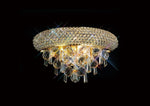 Alexandra Wall Lamp Small 2 Light E14 Gold/Crystal