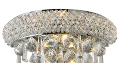 Alexandra Wall Lamp Small 2 Light E14 Polished Chrome/Crystal