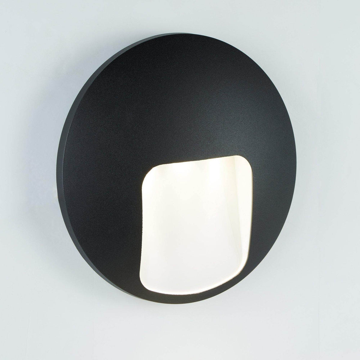 Aluminium Outdoor 1 Light Disc Led Wall Bracket - Cusack Lighting