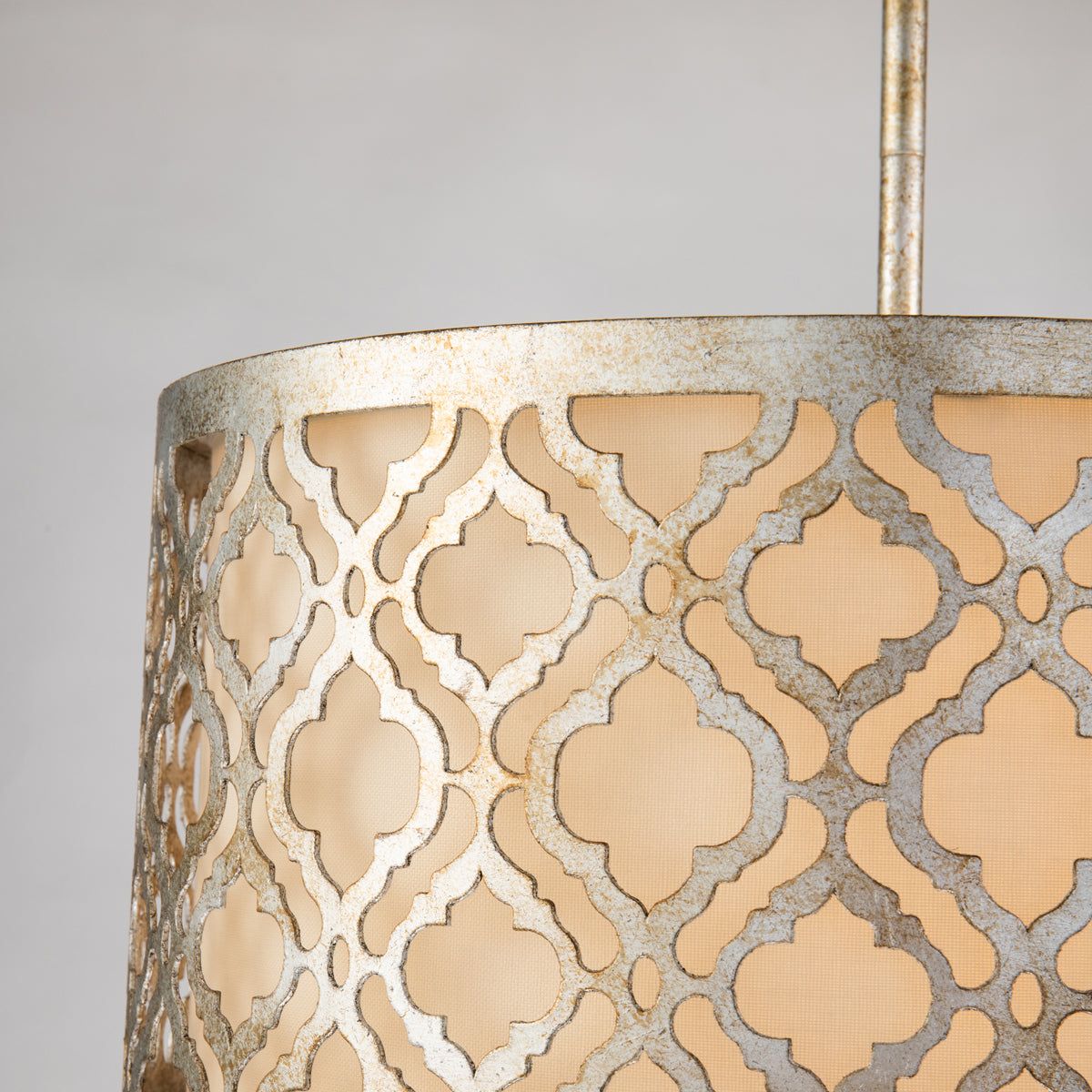 Arabella 2L Pendant Ceiling Light - Distressed Gold Finish