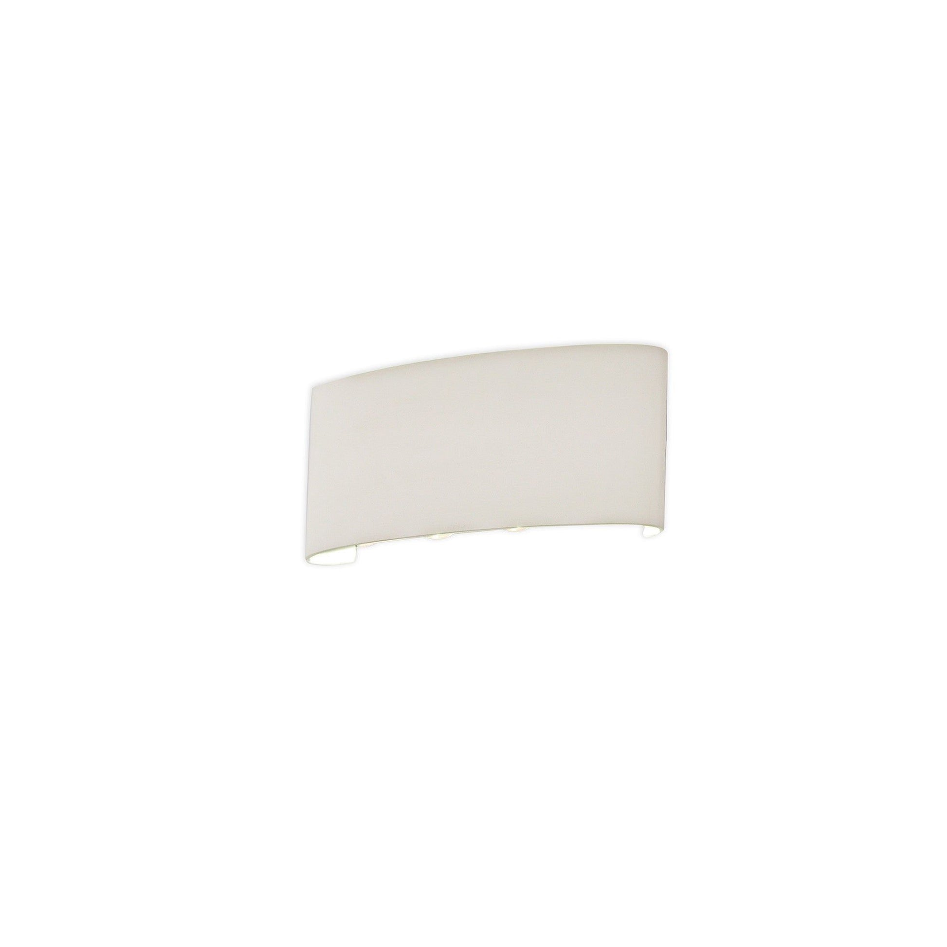 Arcs Wall Lamp, Small/Medium 8W LED, 3000K, 830lm, IP54, Sand White, Anthracite