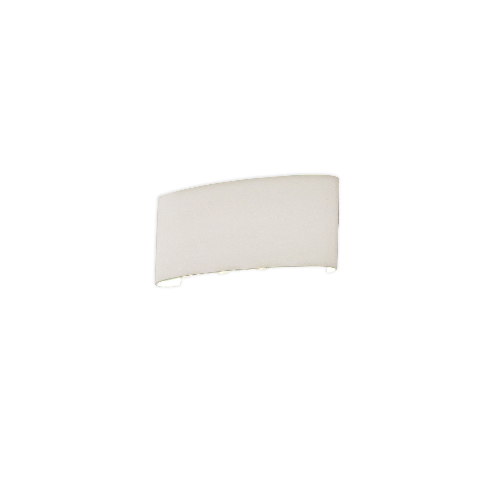 Arcs Wall Lamp, Small/Medium 8W LED, 3000K, 830lm, IP54, Sand White, Anthracite