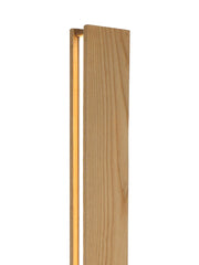 Aries Floor Lamp, 2 x 18W LED, 3000K, 1560lm, Oak & Sand White, 3yrs Warranty IP20