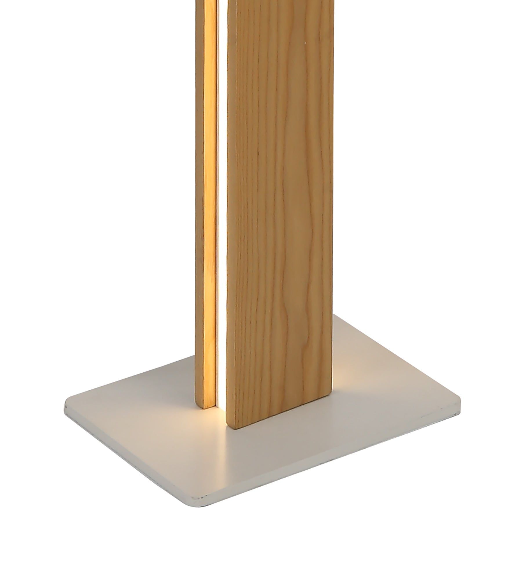 Aries Floor Lamp, 2 x 18W LED, 3000K, 1560lm, Oak & Sand White, 3yrs Warranty IP20