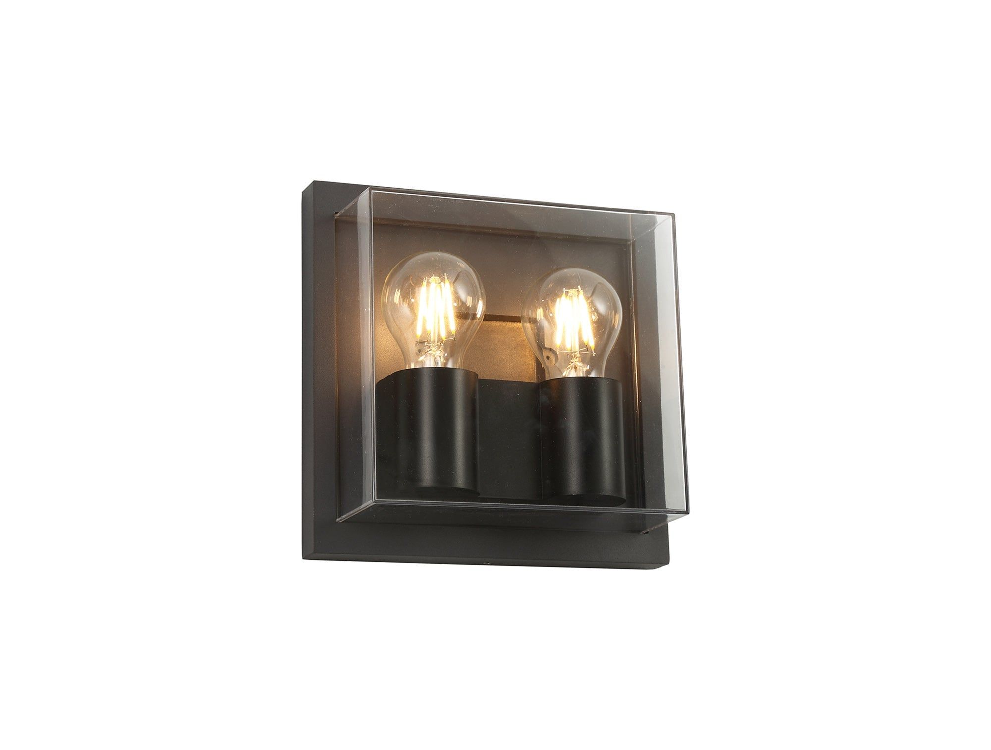 Arlene Outdoor Wall Lamp, 1 x 16W LED, 3000K, 1135lm, IP65, Anthracite & Clear, 2yrs Warranty