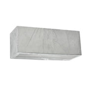 Asker Small/Large Light Up/Down E27 - Graphite/Galvanized Finish - Cusack Lighting
