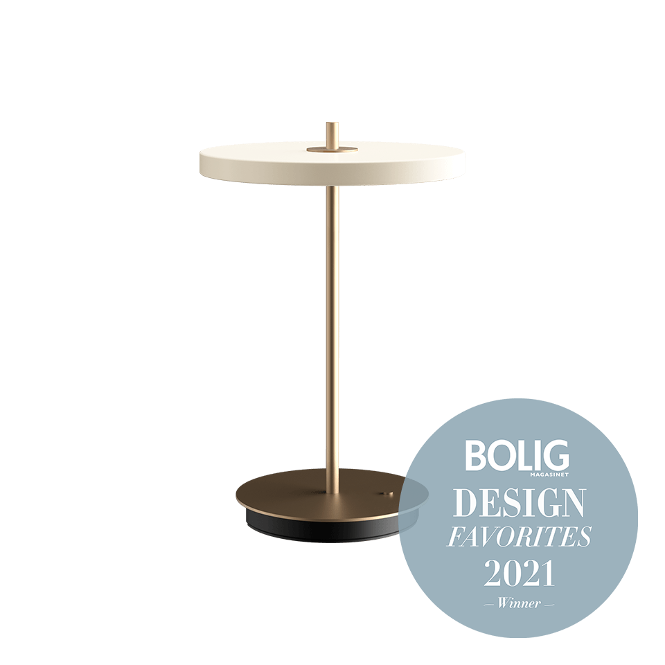 Asteria Move Portable Table Lamp Pearl White