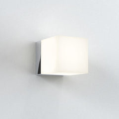 ASTRO | Cube Bathroom Wall Light - Polished Chrome Finish