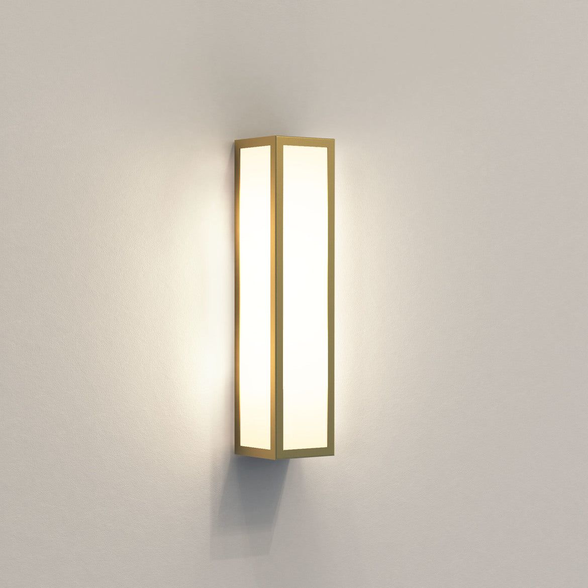 ASTRO | Salerno Bathroom Wall Light Range - Natural Brass/Textured Black Finish - Cusack Lighting
