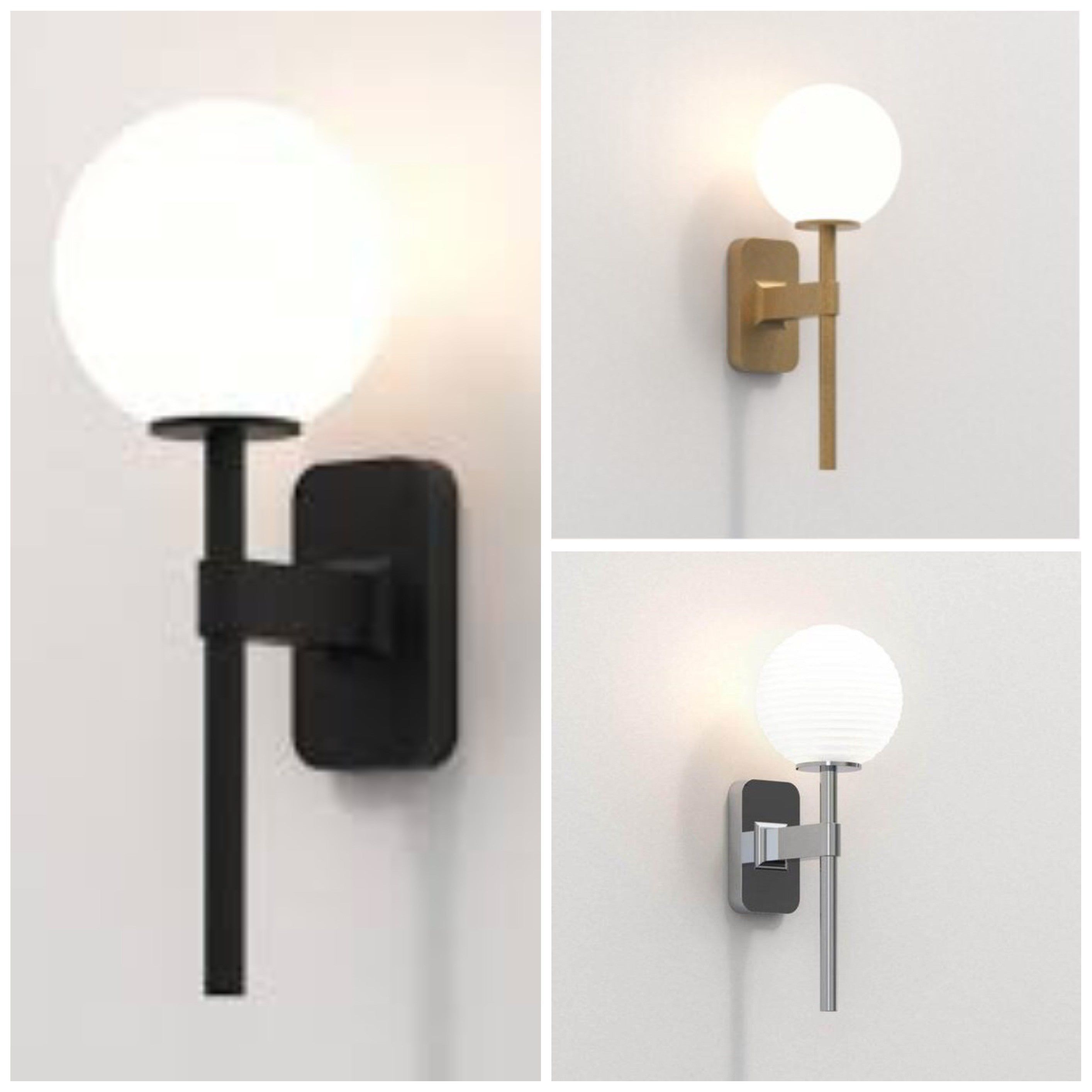 ASTRO | Tacoma Single | Bathroom Wall Light Range| Fitting Only - Cusack Lighting