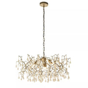 Athena 4L Centre Ceiling Light - Aged Gold & Champagne Finish IP20