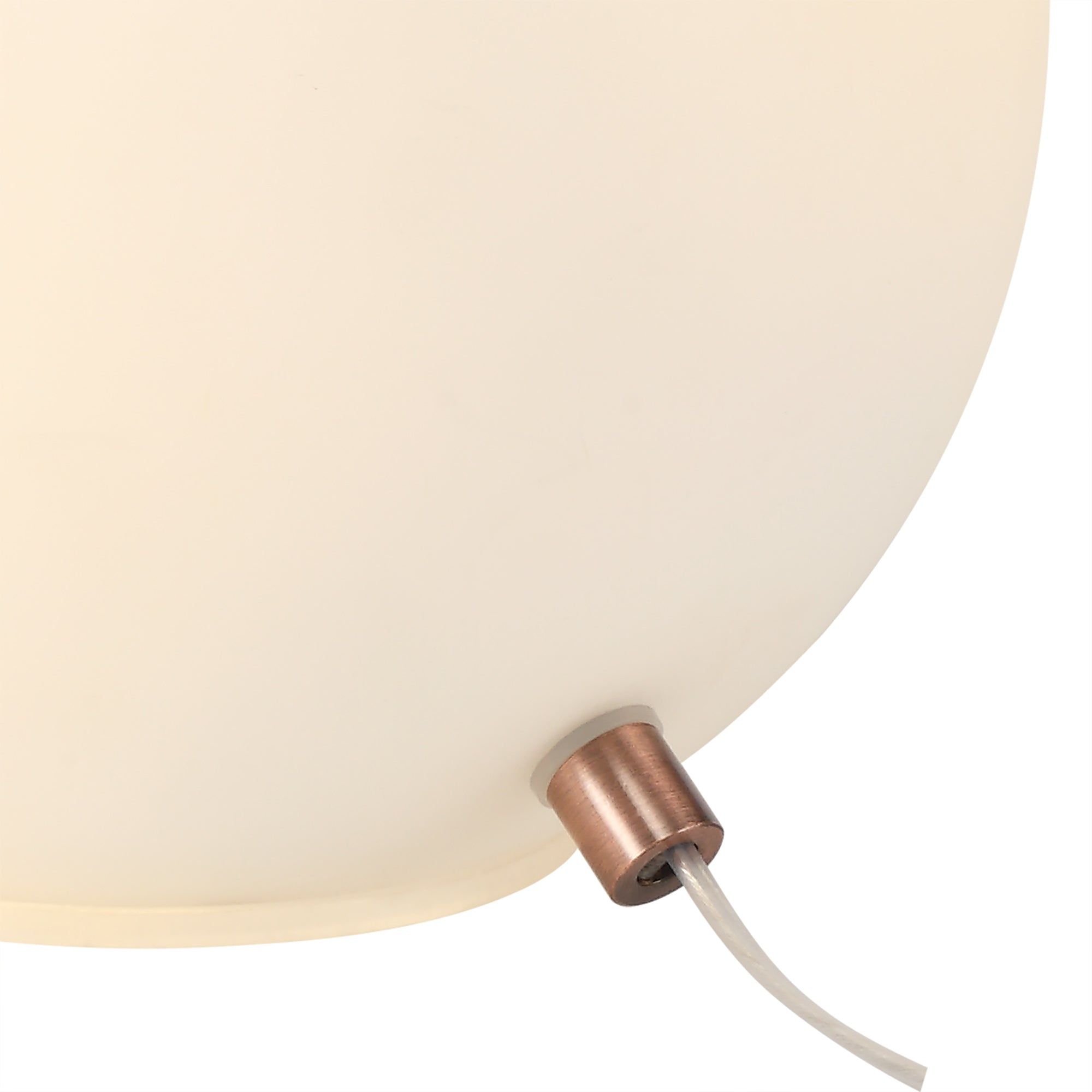 Austin Table Lamp, 1Lt x G9, Copper & Opal Glass IP20