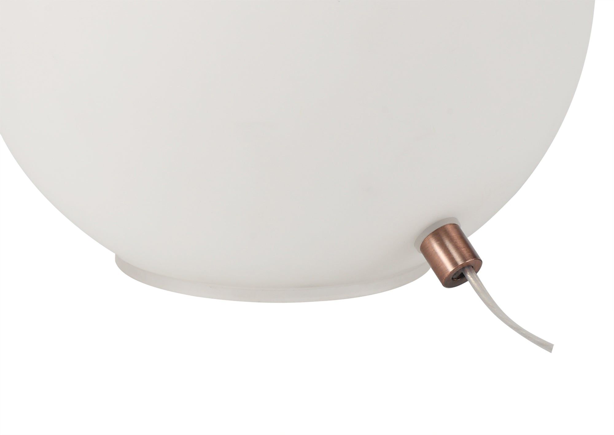 Austin Table Lamp, 1Lt x G9, Copper & Opal Glass IP20