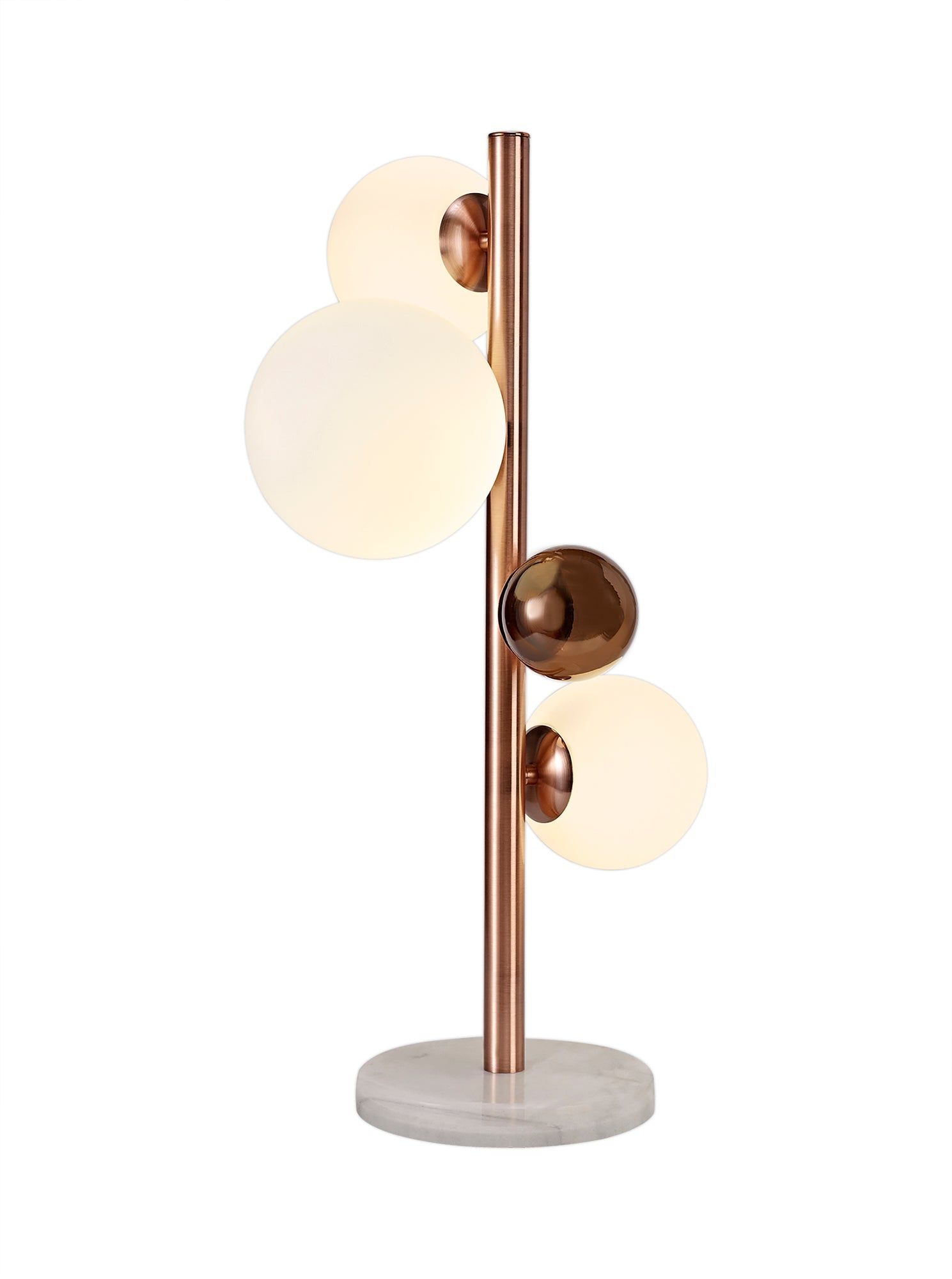 Austin Table Lamp, 3Lt x G9, Copper & Opal Glass IP20