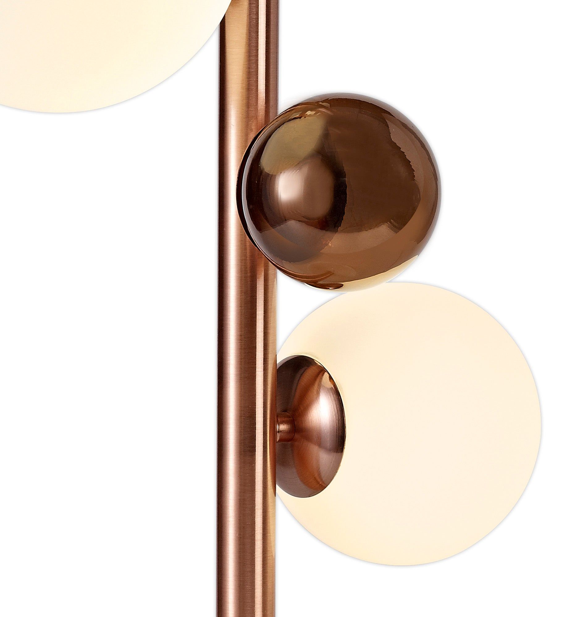 Austin Table Lamp, 3Lt x G9, Copper & Opal Glass IP20