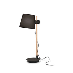 Axel Table Lamps - White/Black Finish - Cusack Lighting