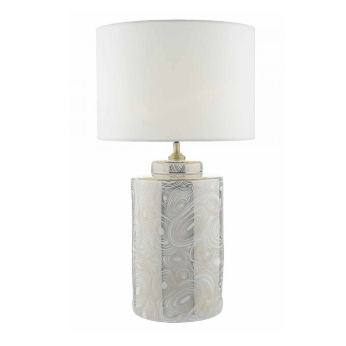 Dar Ayesha Table Lamp White & Gold Base Only - Cusack Lighting