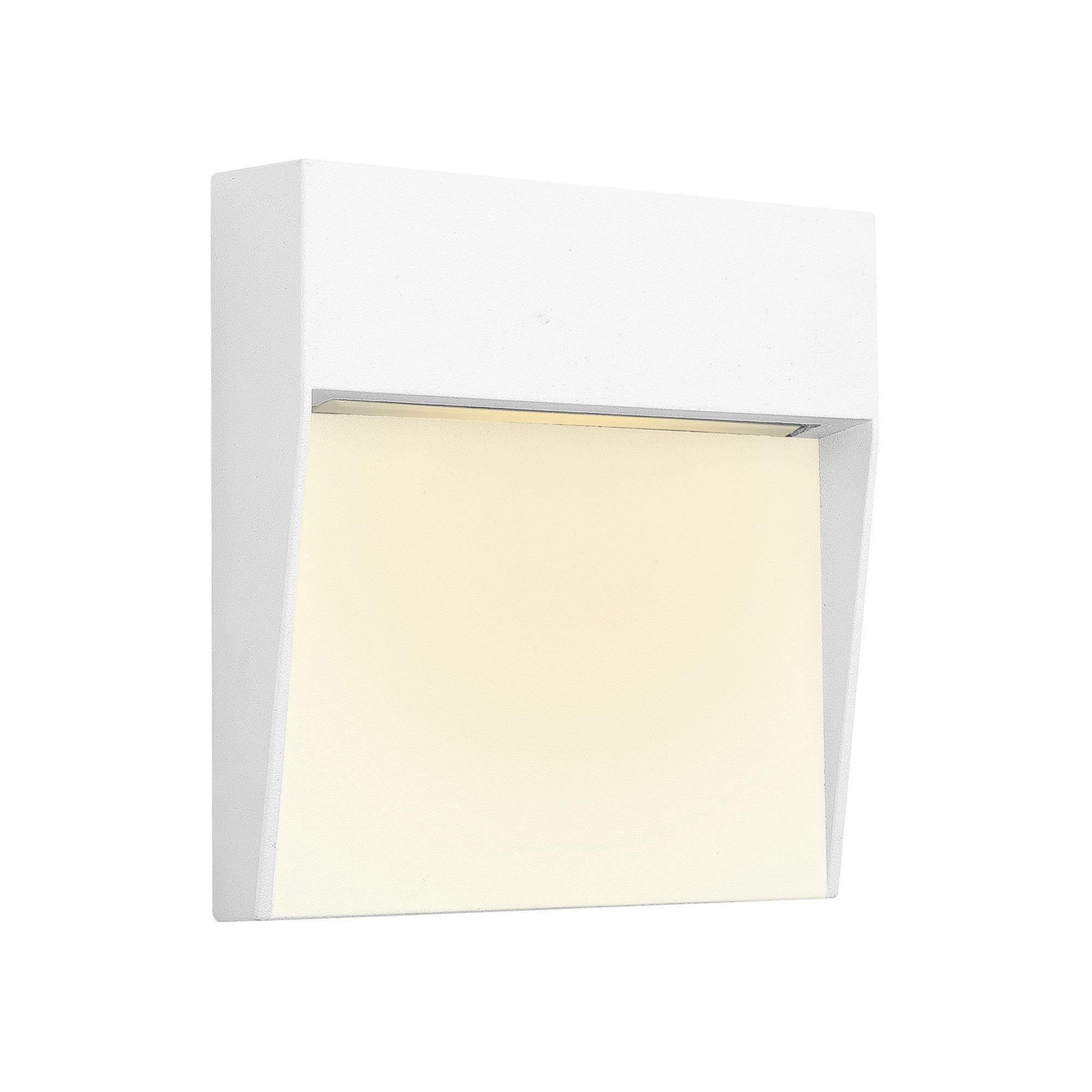 Baker Wall Lamp Small/Medium Square, 3W LED, 3000K, 150lm, IP54, Sand White, Anthracite, Rust Brown