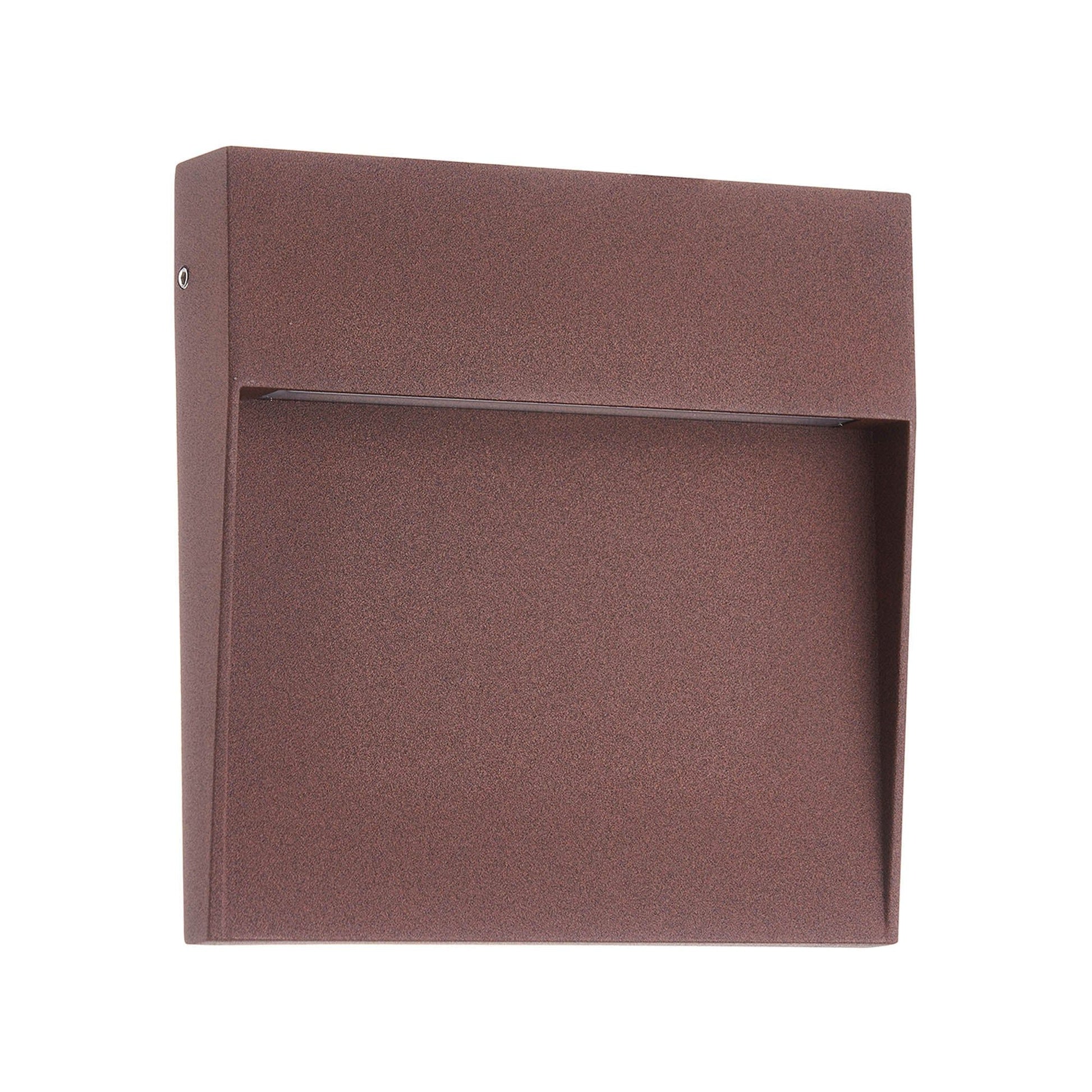 Baker Wall Lamp Small/Medium Square, 3W LED, 3000K, 150lm, IP54, Sand White, Anthracite, Rust Brown