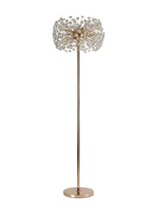 Sophia Floor Lamp 8 Light G9 French Gold/Crystal, Chrome/Crystal