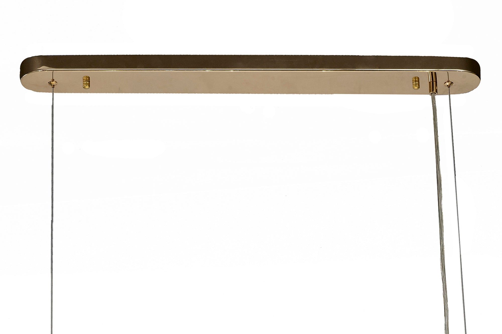 Sophia Oblong Linear Pendant 10/14 Light G9 French Gold/Crystal, Chrome/Crystal