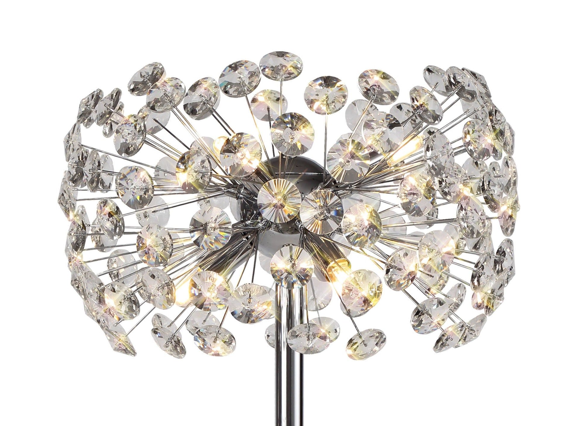 Sophia Table Lamp 6 Light G9 French Gold/Crystal, Chrome/Crystal -Finish