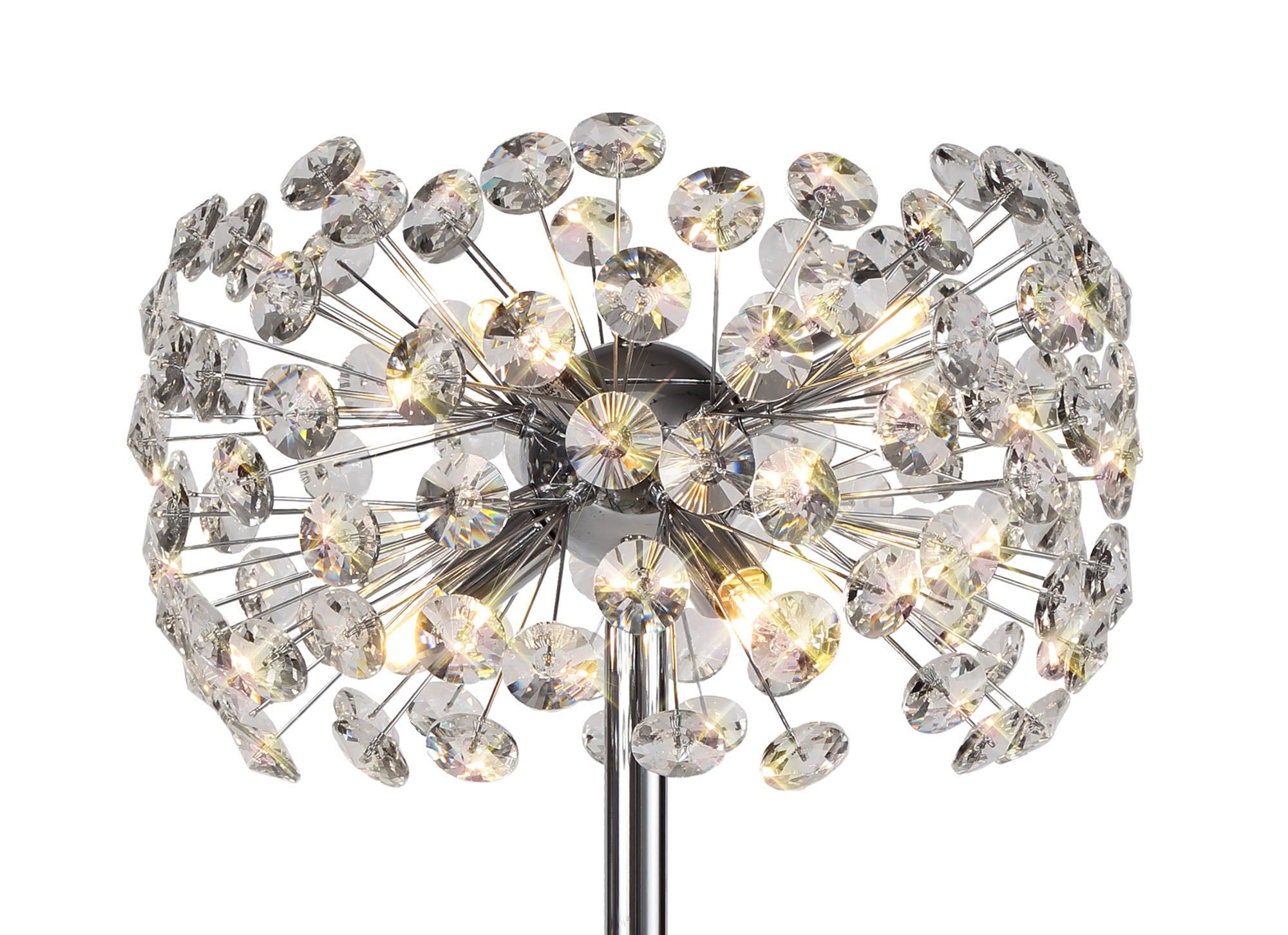Sophia Table Lamp 6 Light G9 French Gold/Crystal, Chrome/Crystal -Finish