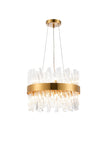 Bellina 10/18/32/34Lt Round Pendant, Brass/Nickel/Black - Various Finishes - Cusack Lighting