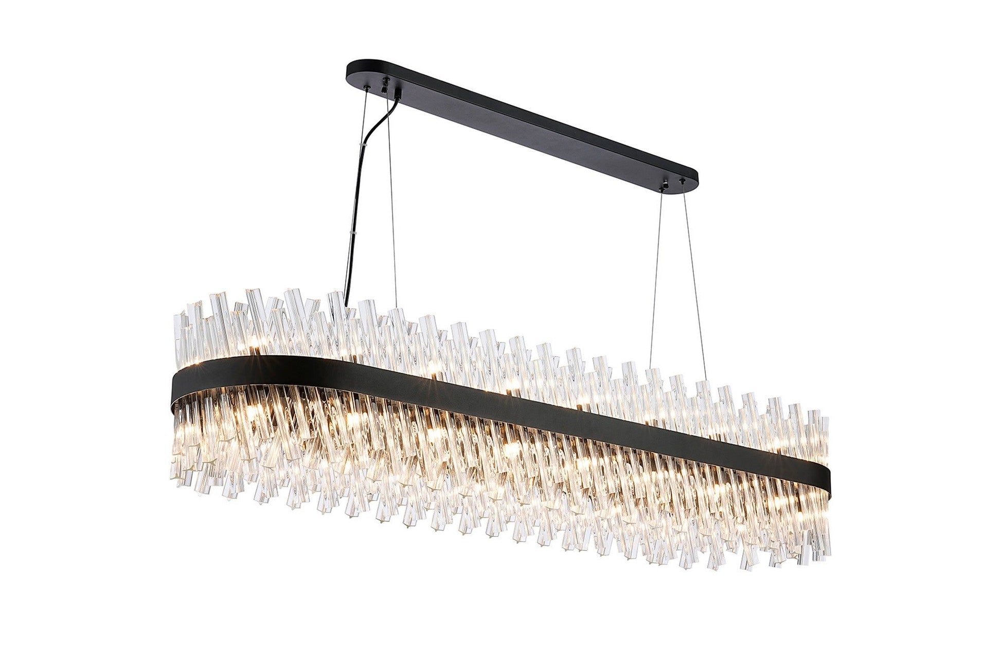 Bellina 24/36Lt Oblong Pendant, Brass/Nickel/Black - Various Finishes - Cusack Lighting