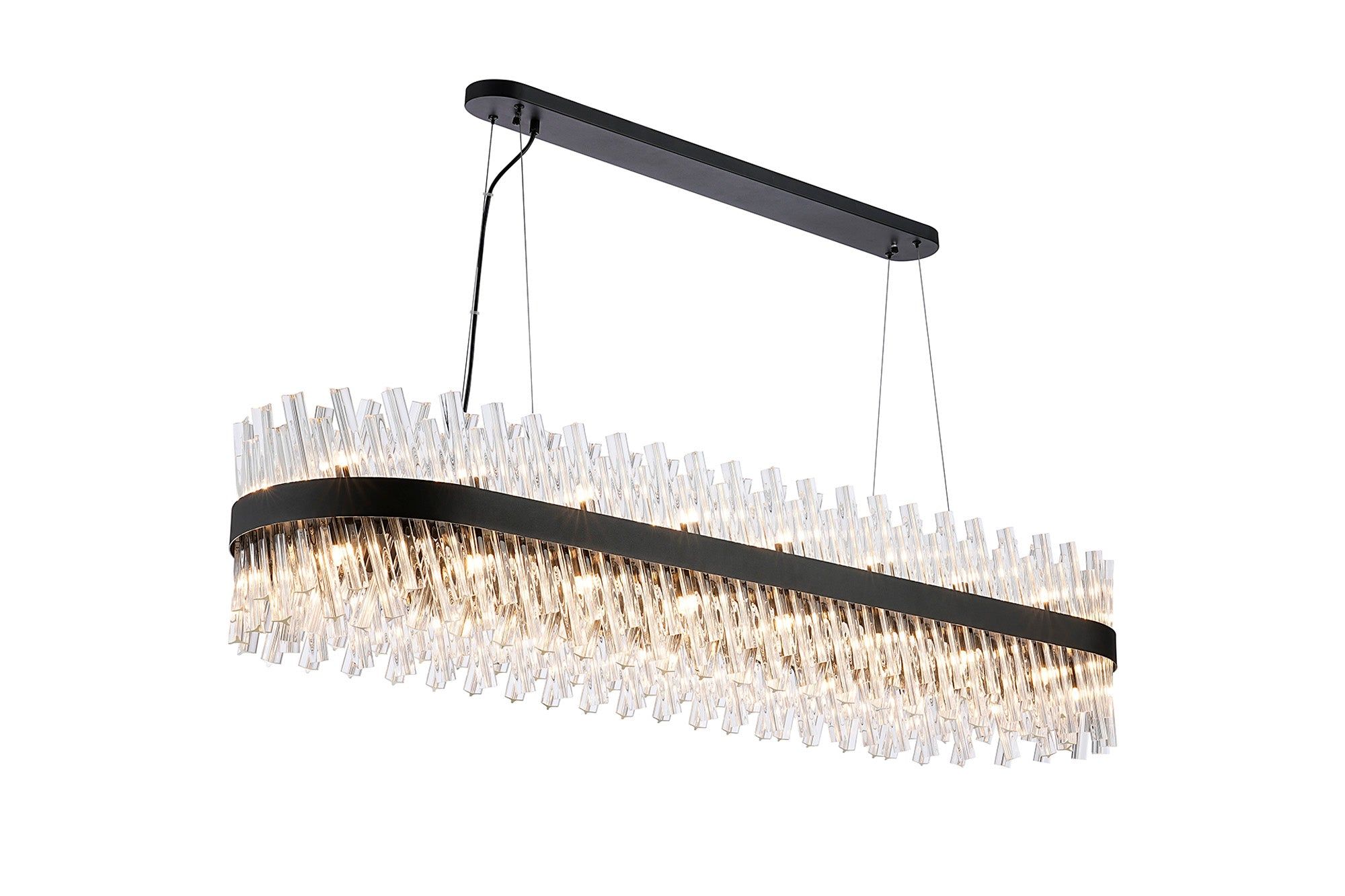 Bellina 24/36Lt Oblong Pendant, Brass/Nickel/Black - Various Finishes - Cusack Lighting