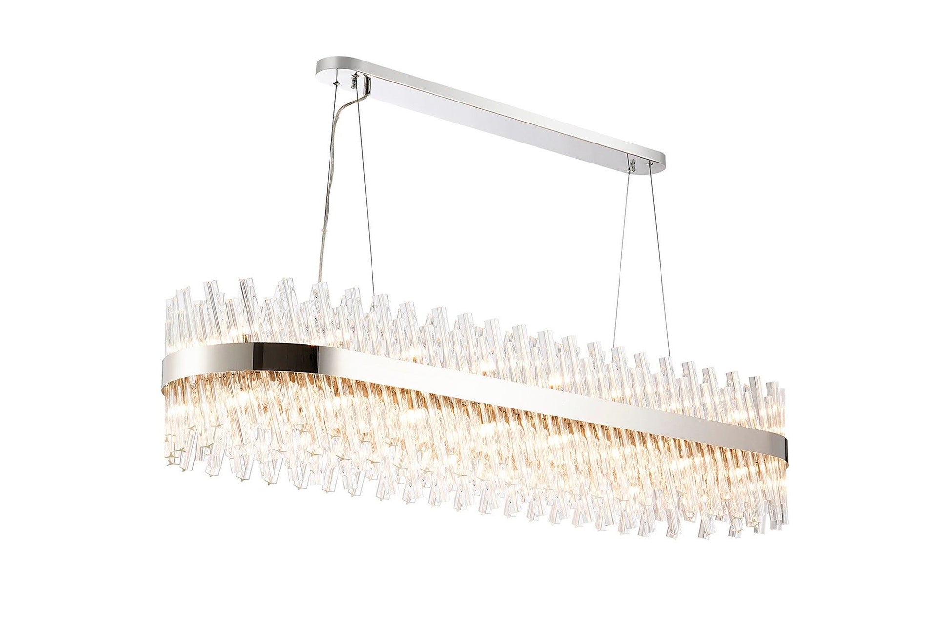 Bellina 24/36Lt Oblong Pendant, Brass/Nickel/Black - Various Finishes - Cusack Lighting