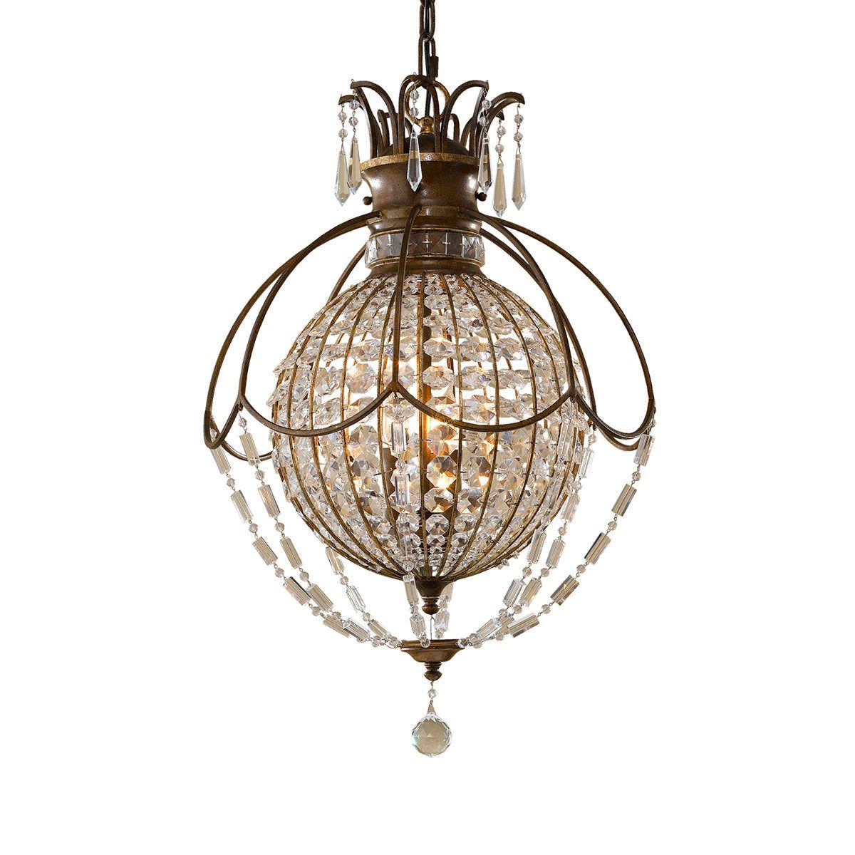 Bellini 3Lt Centre Ceiling Light - British Bronze Finish