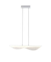 Bianca Medium LED Pendant - White Finish
