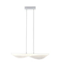 Bianca Medium LED Pendant - White Finish