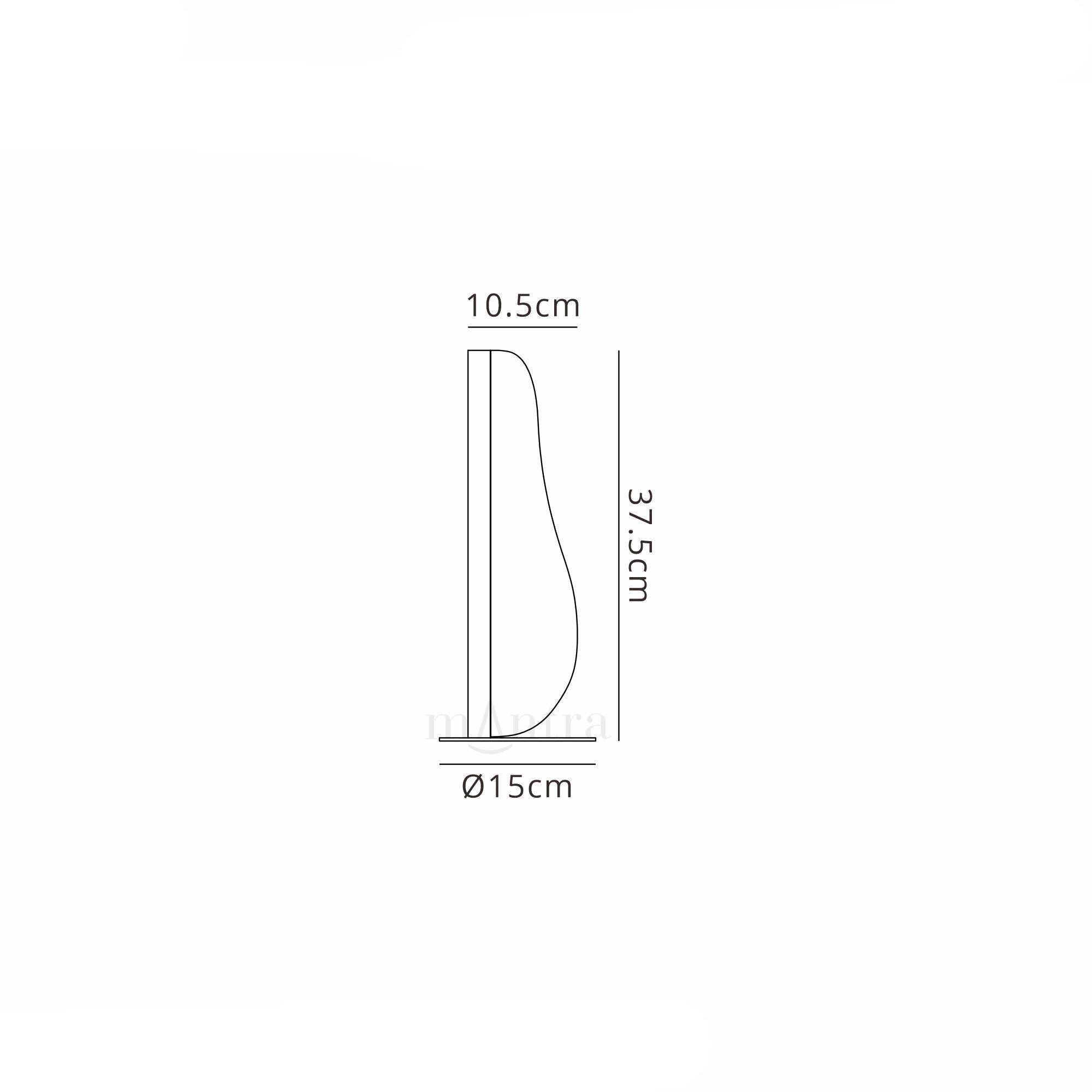 Bianca Medium LED Table Lamp - White Finish