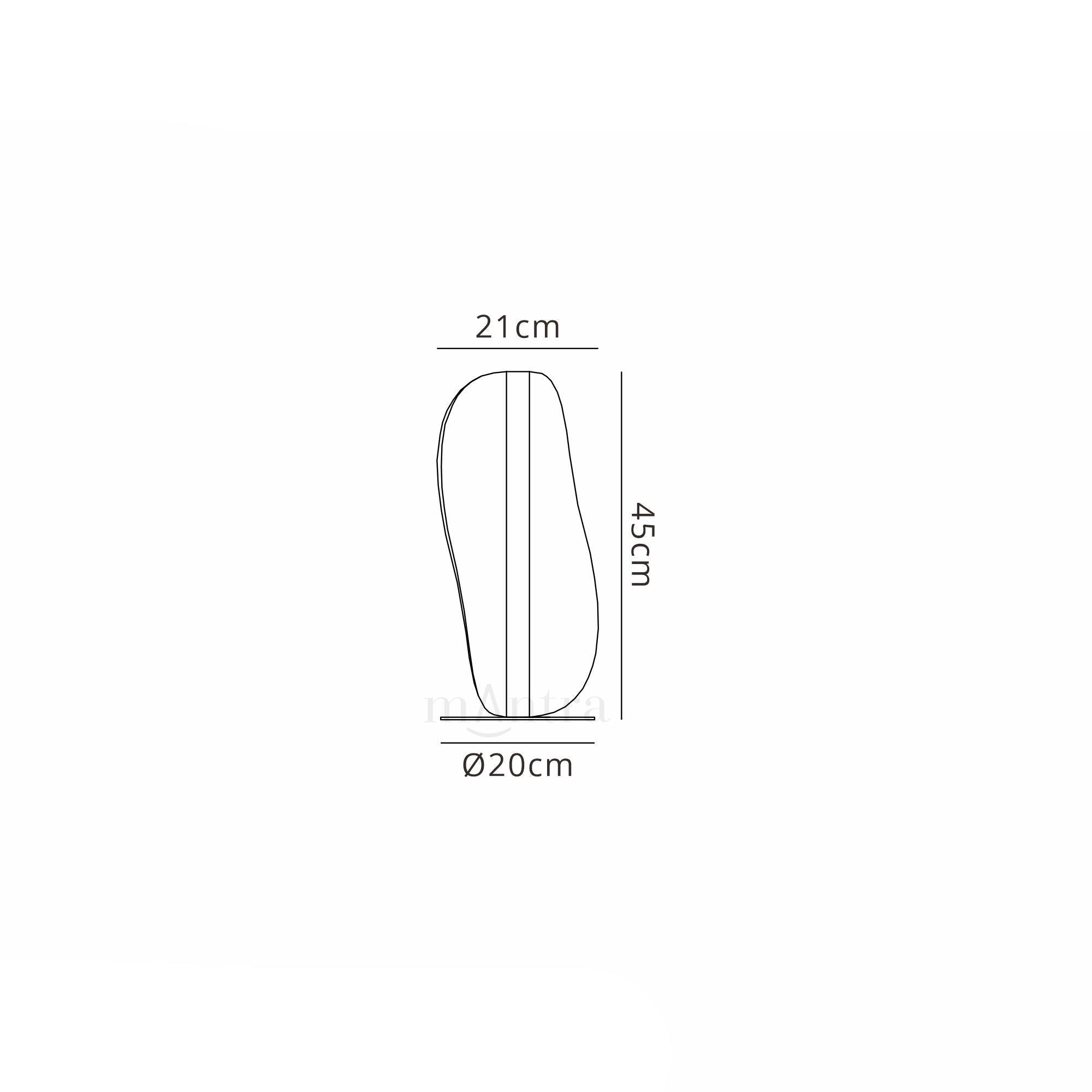 Bianca Large LED Table Lamp - White Finish